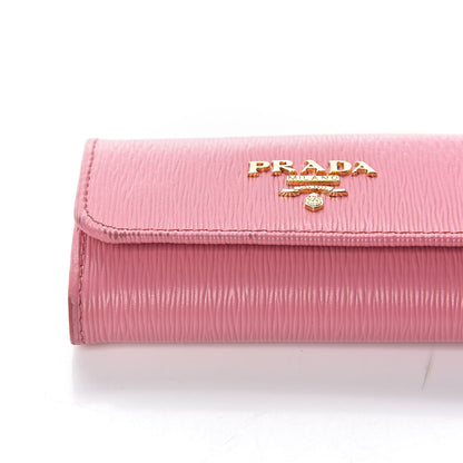 Prada Vitello Move Metal 6 Key Holder Geranio 9 of 12