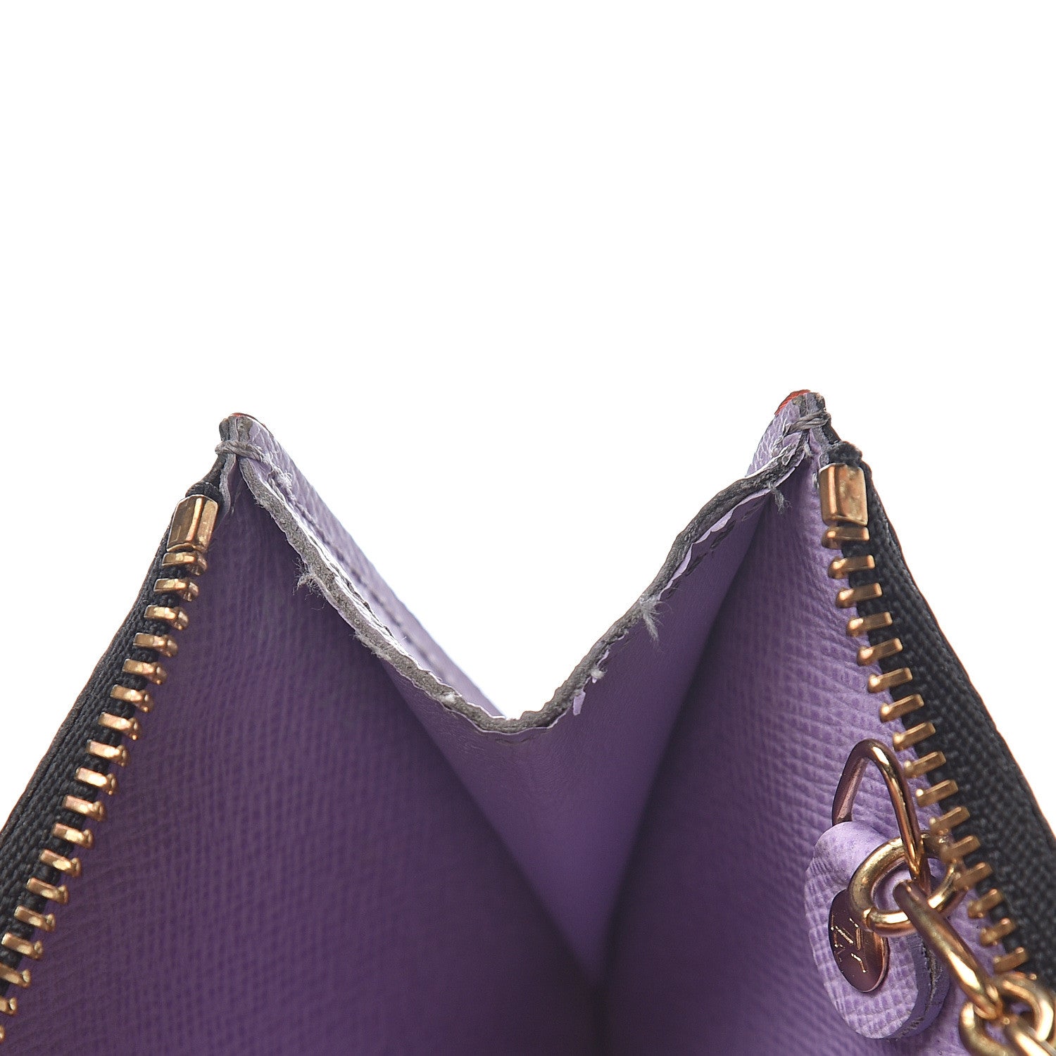 Louis Vuitton Monogram Multicolor Key Pouch Black Violet 6 of 7