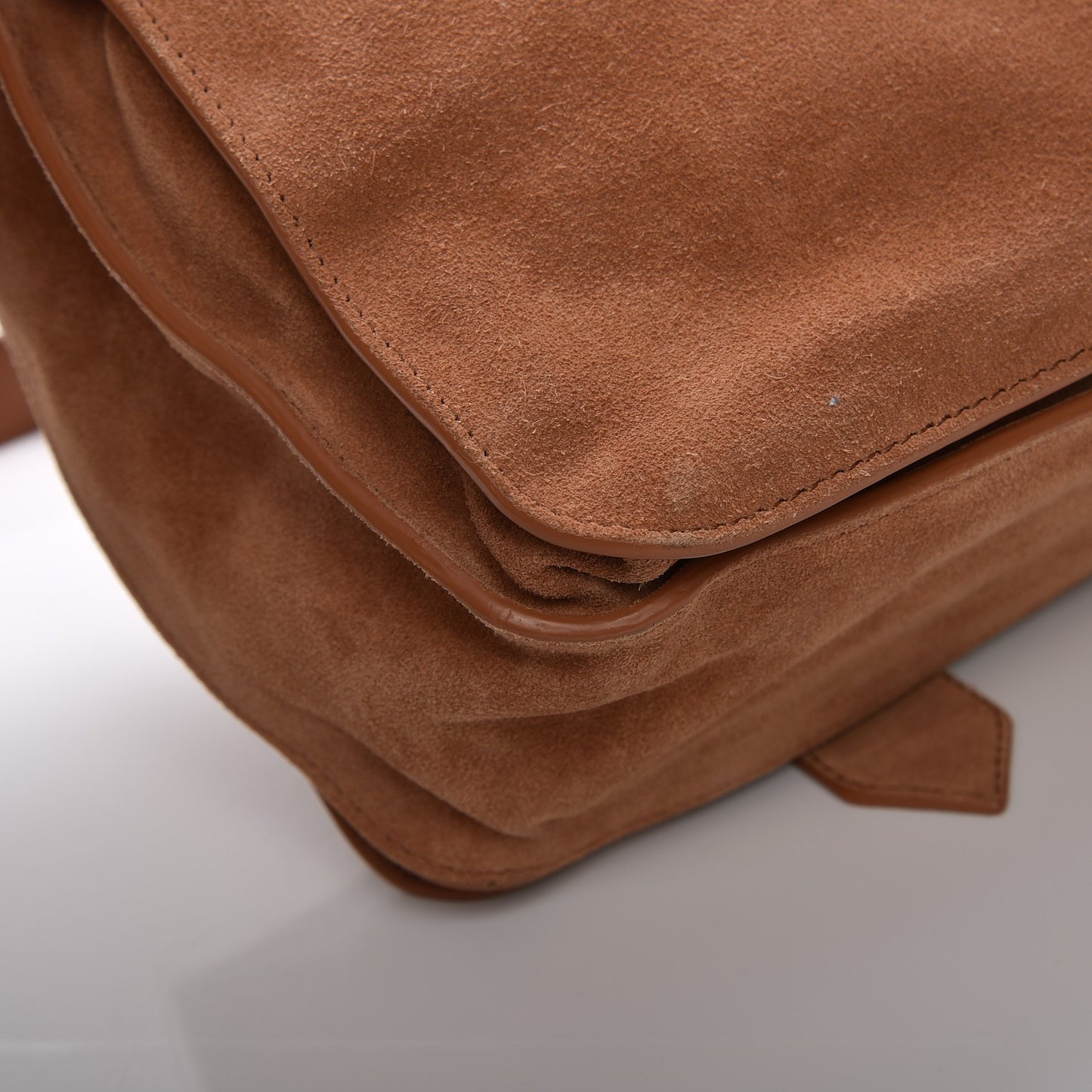 Suede Medium PS1 Satchel Tobacco