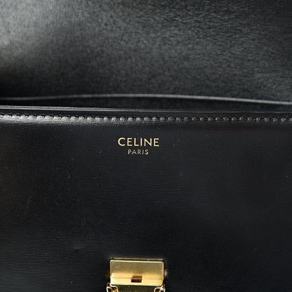 Celine Shiny Calfskin Nano Triomphe Black 5 of 11