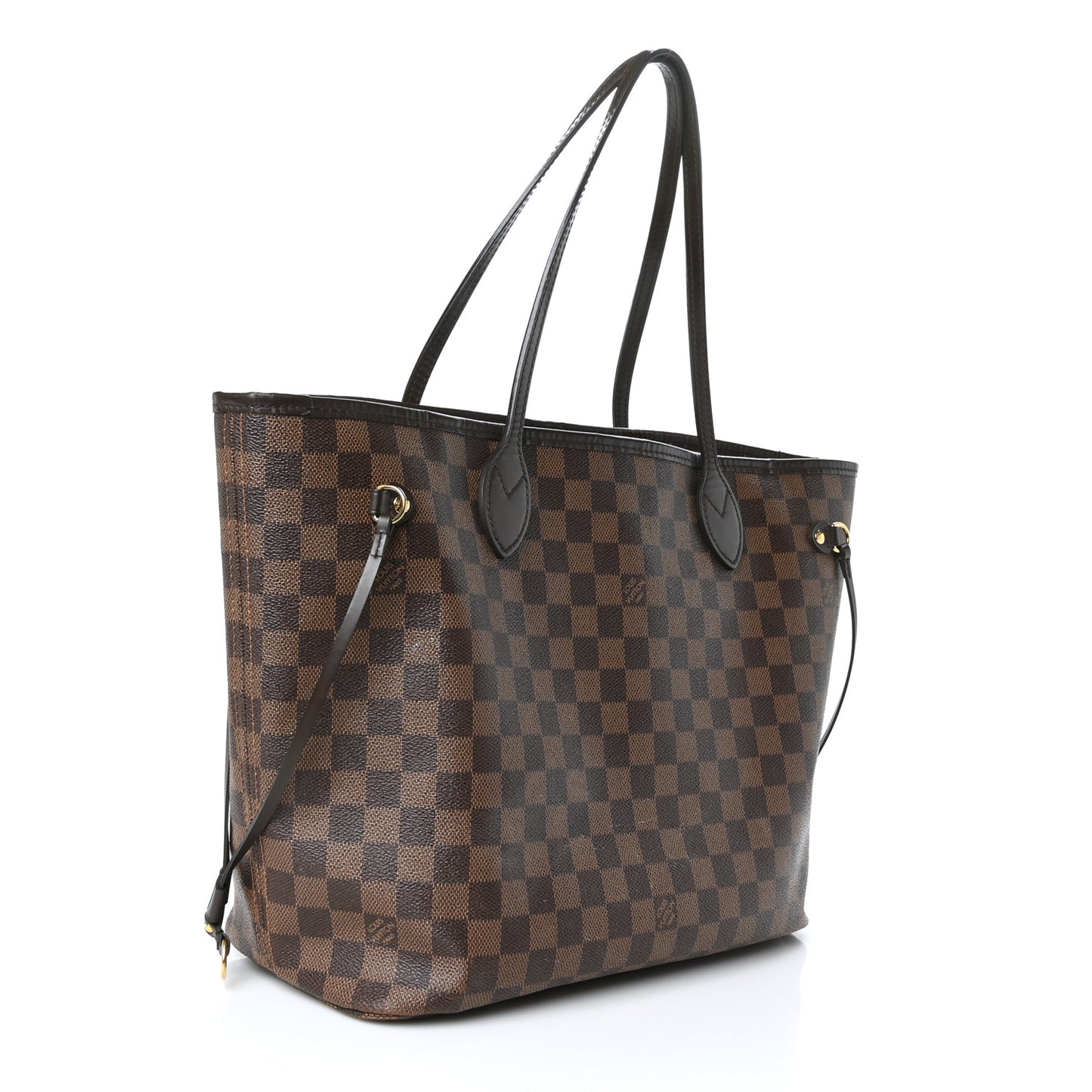 Damier Ebene Neo Neverfull MM Rose Ballerine