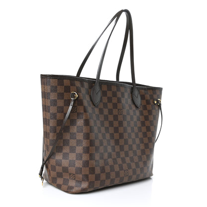 Louis Vuitton Damier Ebene Neo Neverfull MM Rose Ballerine 3 of 12