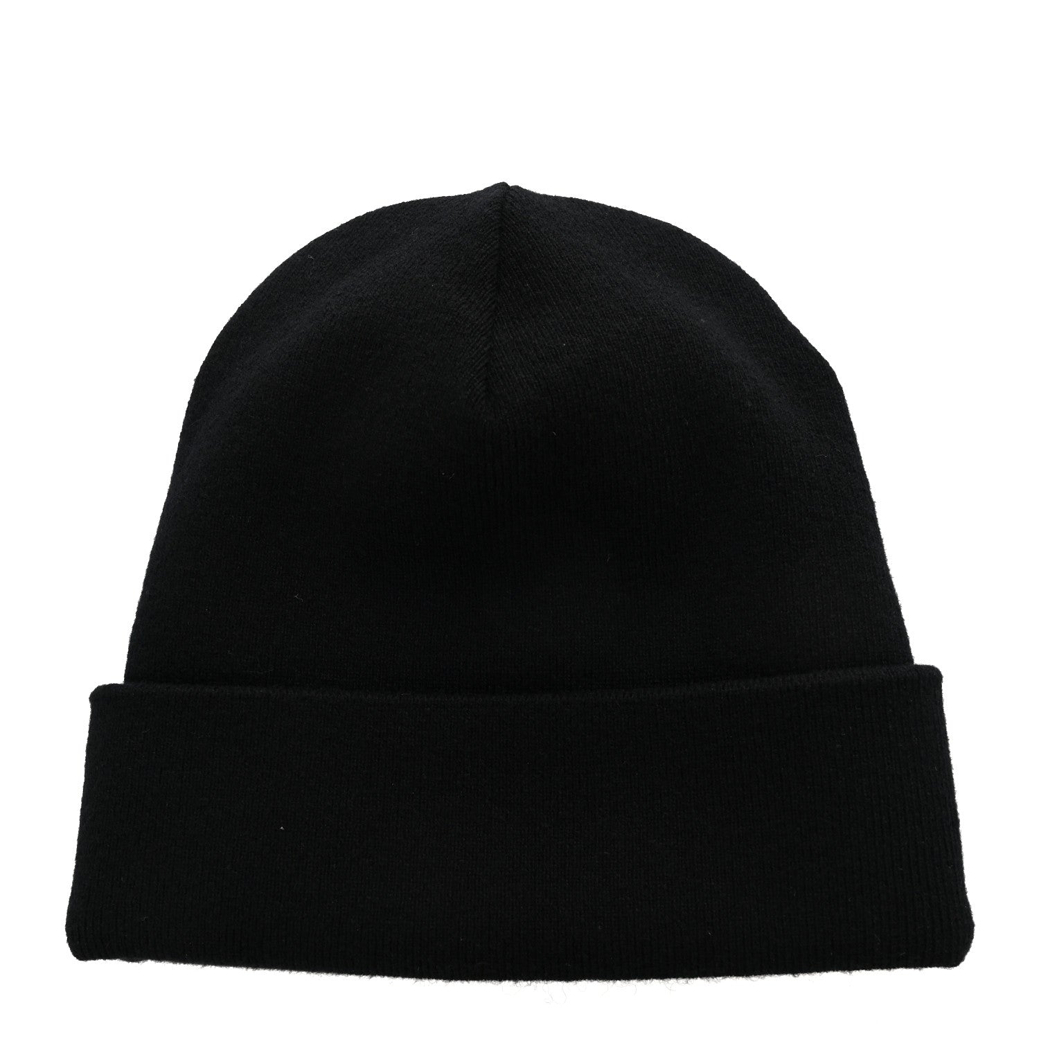 Chanel Cashmere CC Beanie Hat Black Gold 3 of 5