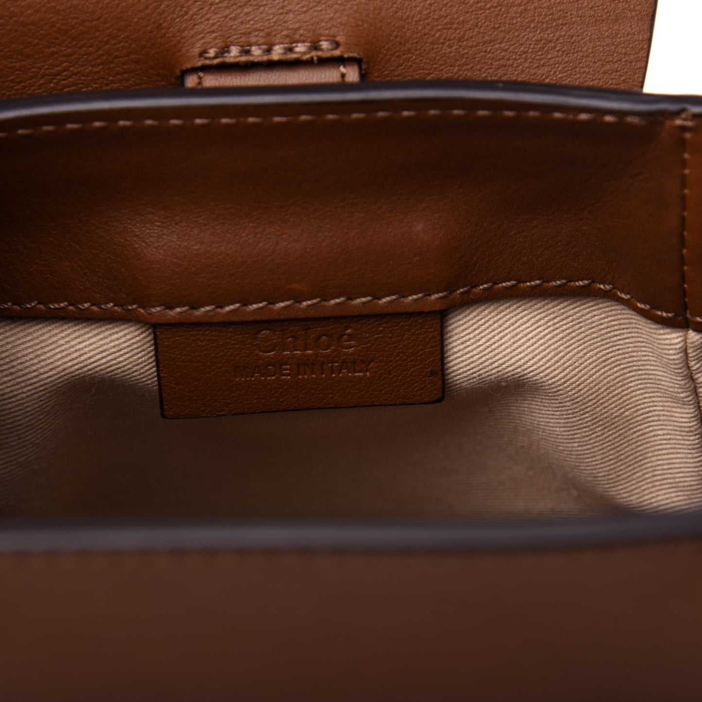 Suede Calfskin Mini Faye Backpack Woody Khaki