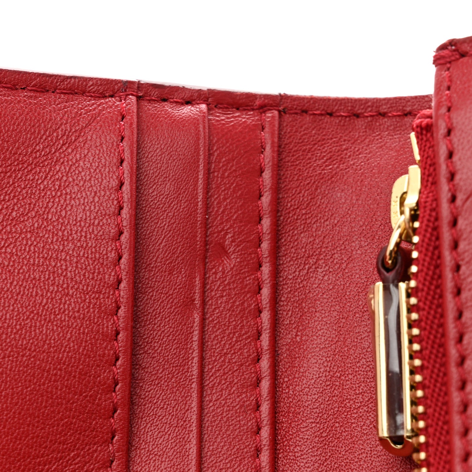 Burberry Patent Glitter Porter Continental Wallet Red 9 of 9