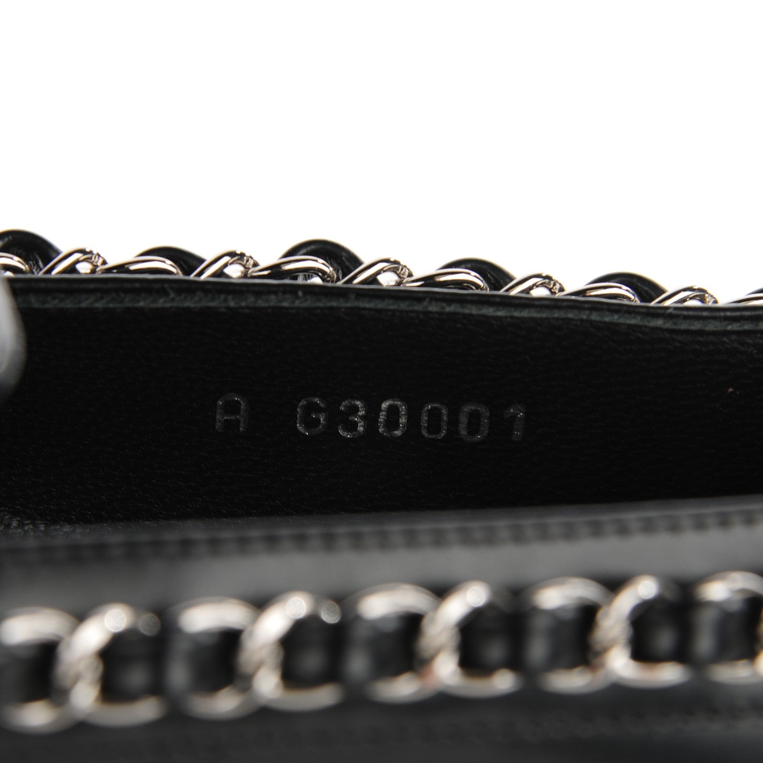 Chanel Calfskin Chain Loafers 35 Black 8 of 9