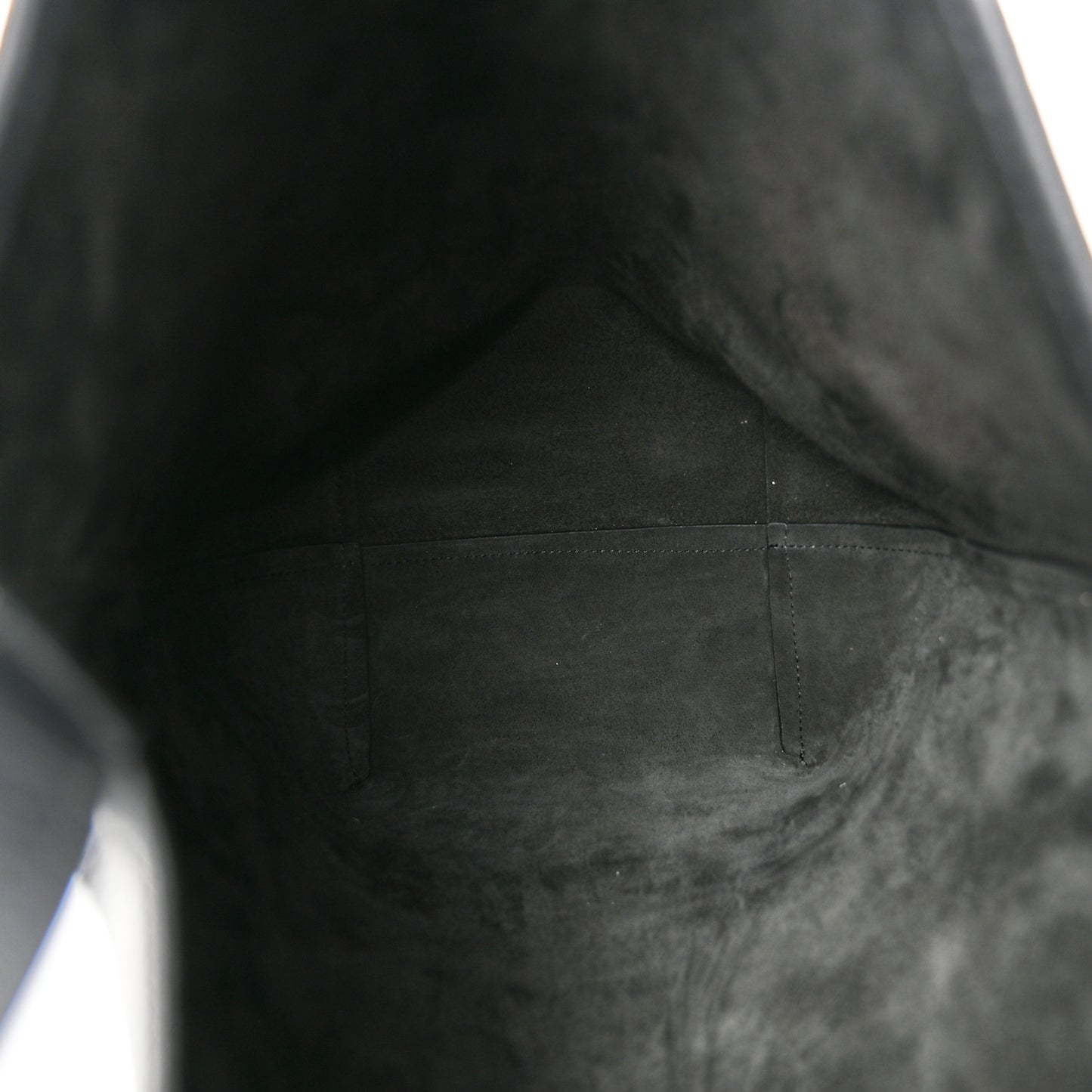 Grained Calfskin Medium N/S Park Tote Black