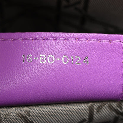 Christian Dior Lambskin Cannage Medium Lady Dior Purple 6 of 12