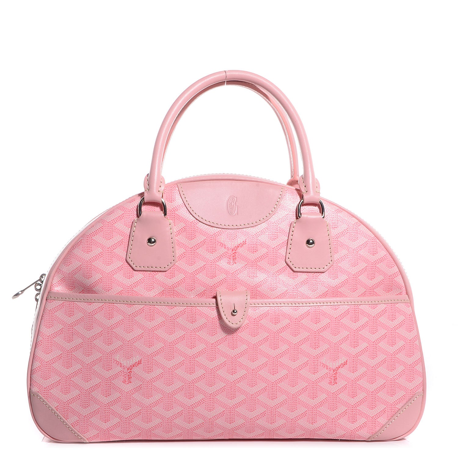 Goyard Goyardine Saint Jeanne MM Bowler Pink 1 of 9