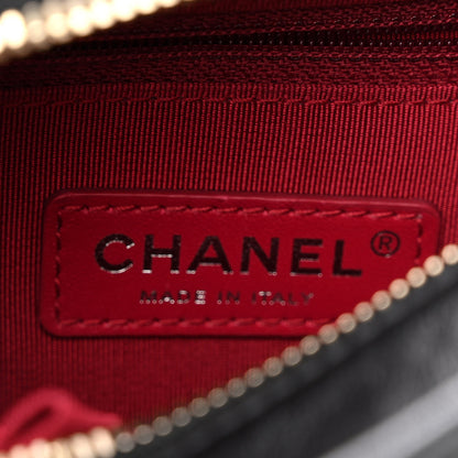 Chanel Aged Calfskin Quilted Small Gabrielle Hobo Black 6 of 10