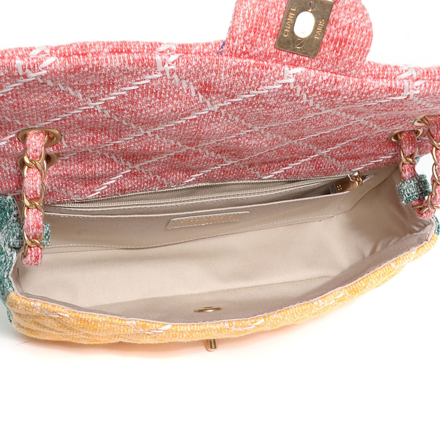Jersey Quilted Fabrics and Co Medium Flap Multicolor