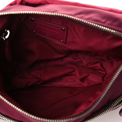 Prada Tessuto Nylon Saffiano Messenger Bag Barolo 4 of 6