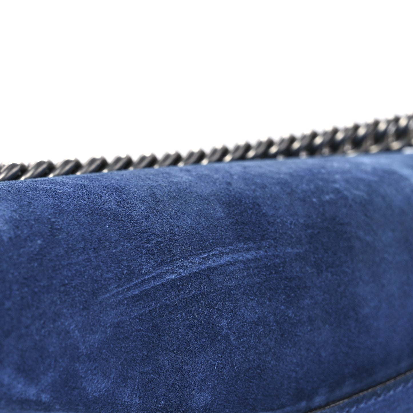 Suede Medium Dionysus Shoulder Bag Blue