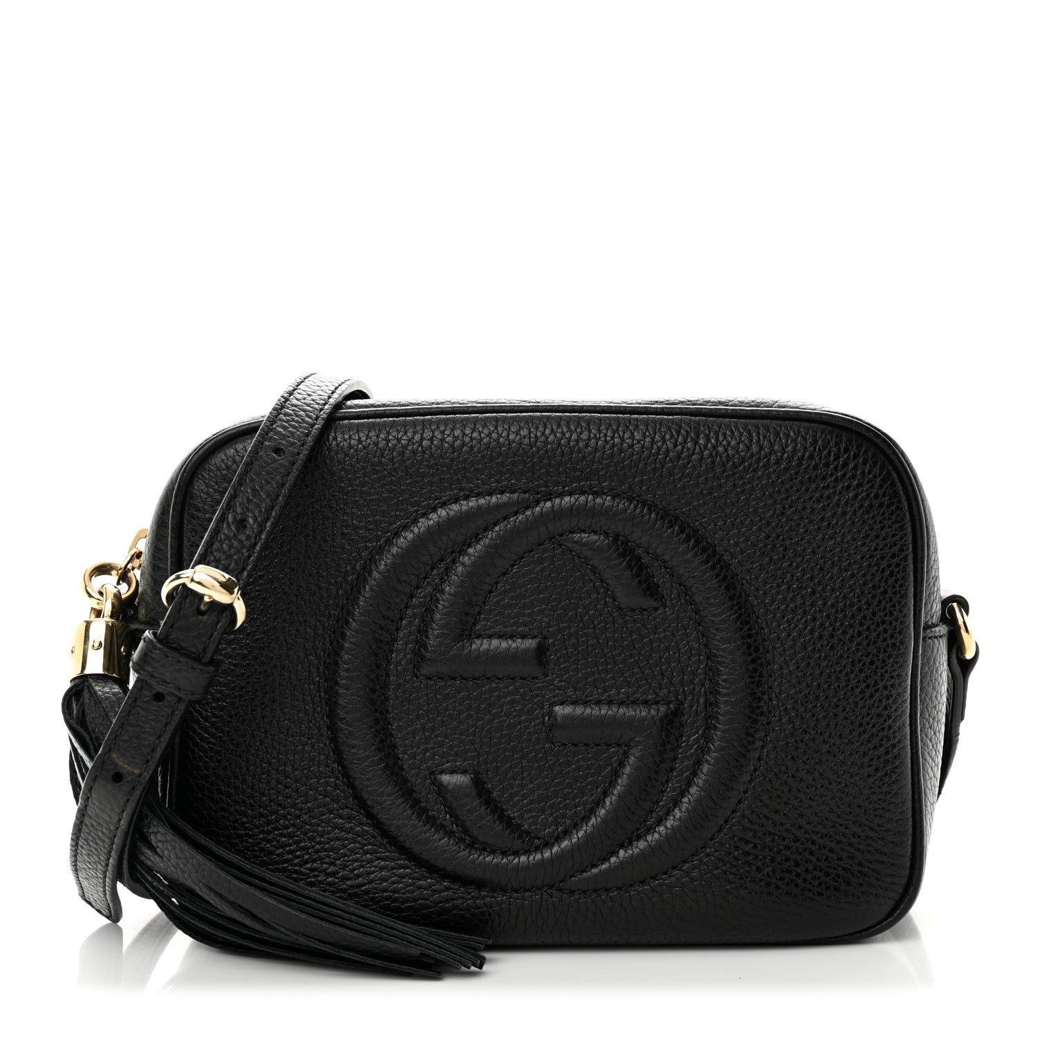 Gucci Pebbled Calfskin Small Soho Disco Bag Black 1 of 10