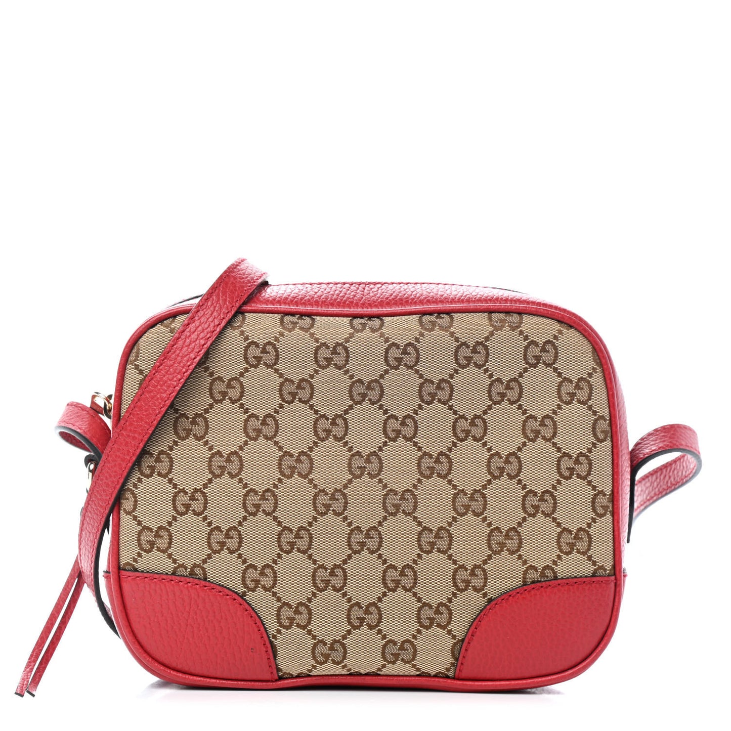 Monogram Mini Bree Messenger Bag Red