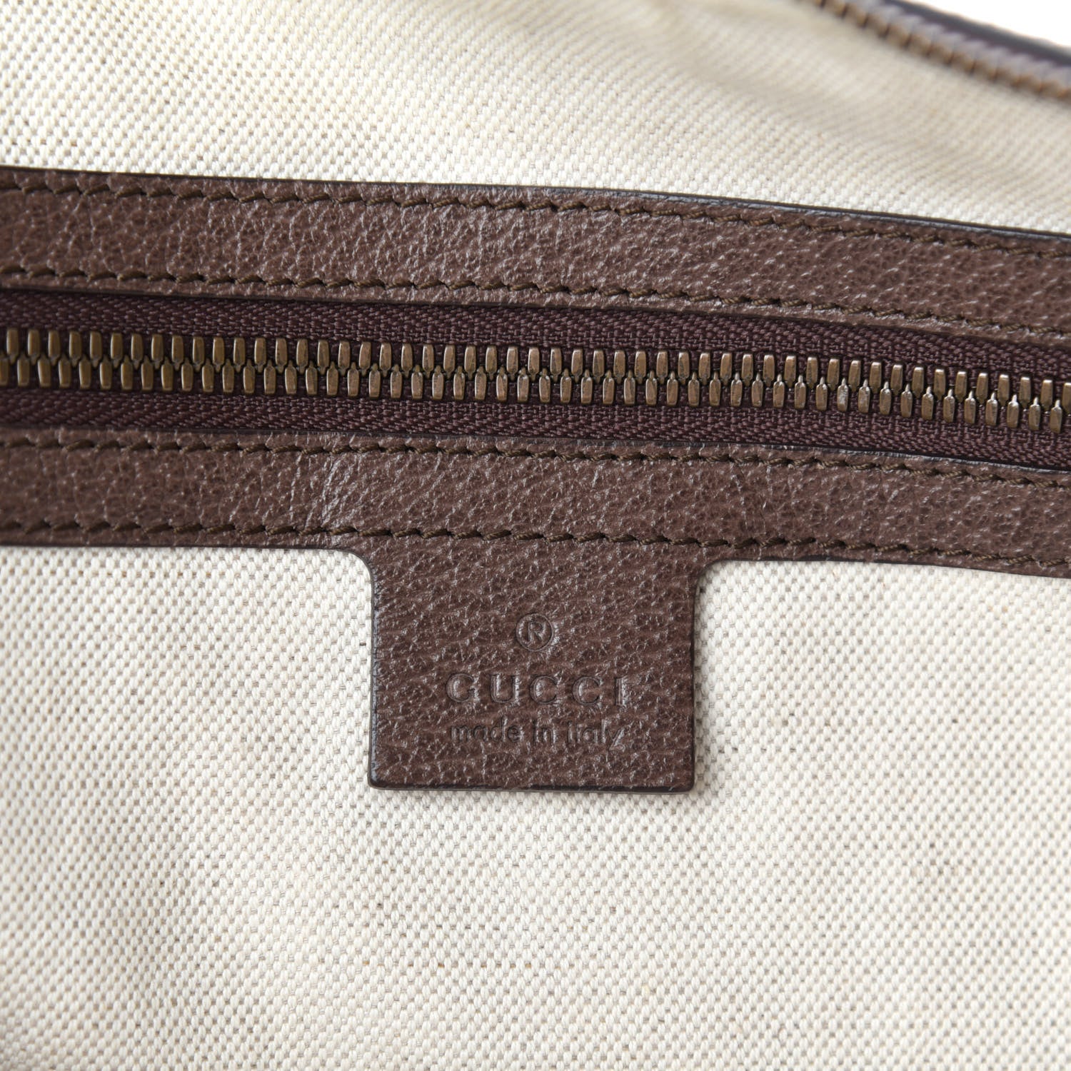 Gucci GG Supreme Monogram Web Ophidia Half Moon Hobo Brown 8 of 10