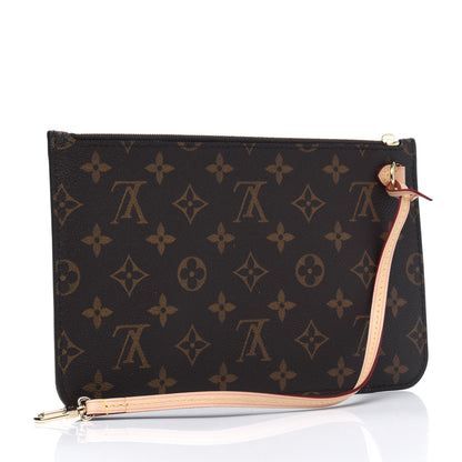 Louis Vuitton Monogram Neverfull MM GM Pochette 2 of 4