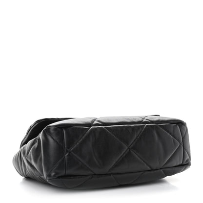 Chanel Lambskin Quilted Large Chanel 19 Flap Black 4 of 11