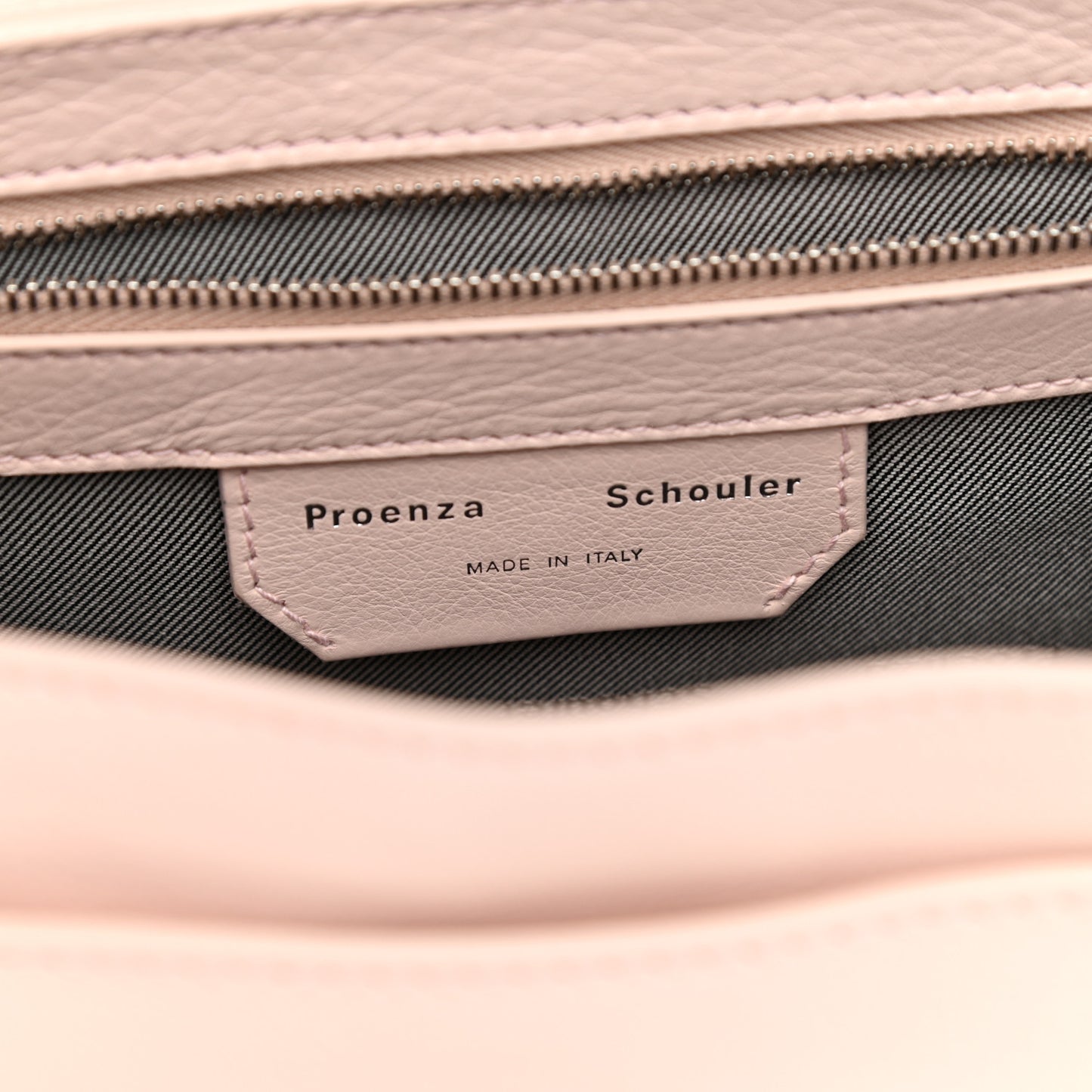 Grainy Calfskin Tiny PS1 Satchel Rose Quartz
