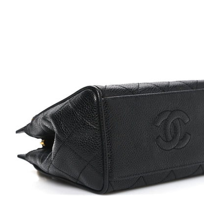 Chanel Caviar Quilted Shoulder Bag Black 10 of 11