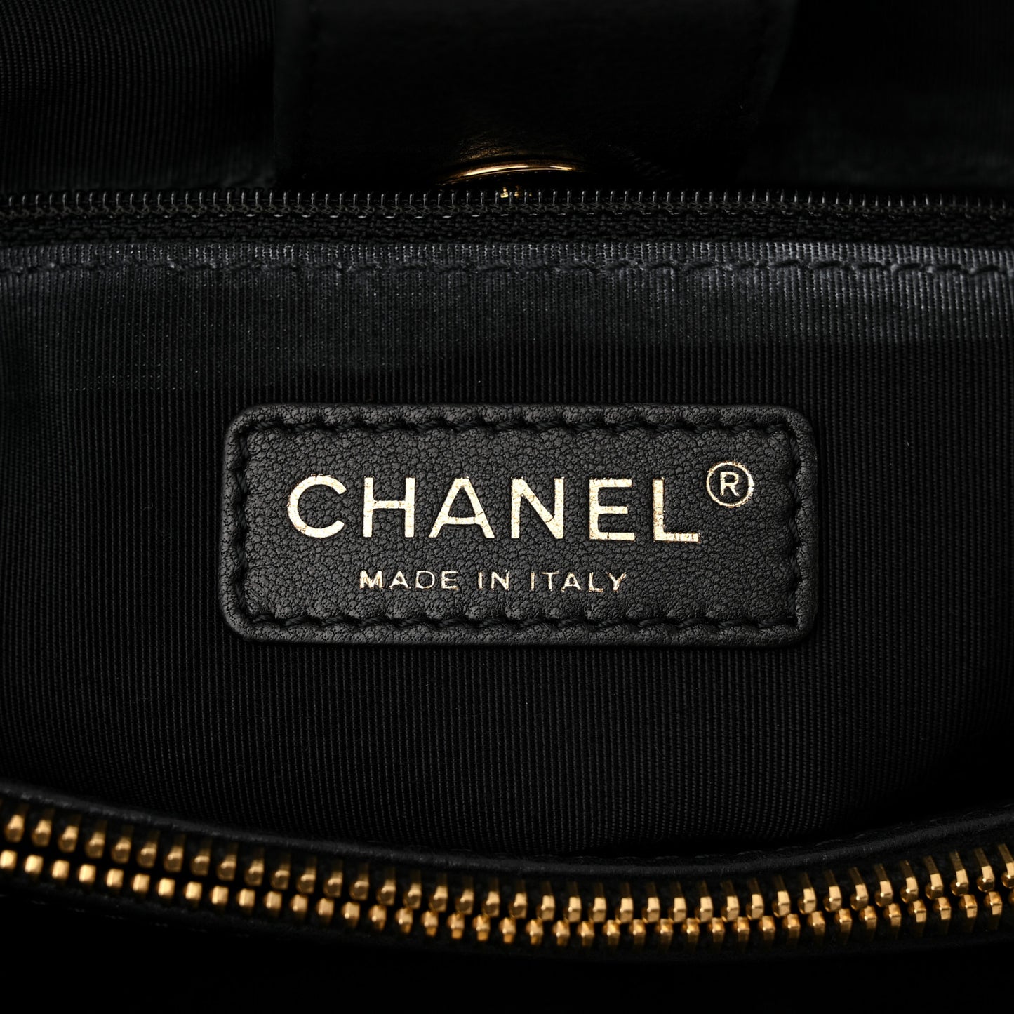 Calfskin Quilted Small Chain Me Tote Black