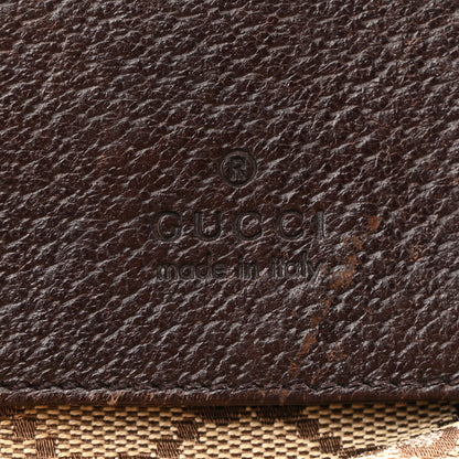 Gucci GG Monogram Web Double Pocket Belt Bag Dark Brown 6 of 9