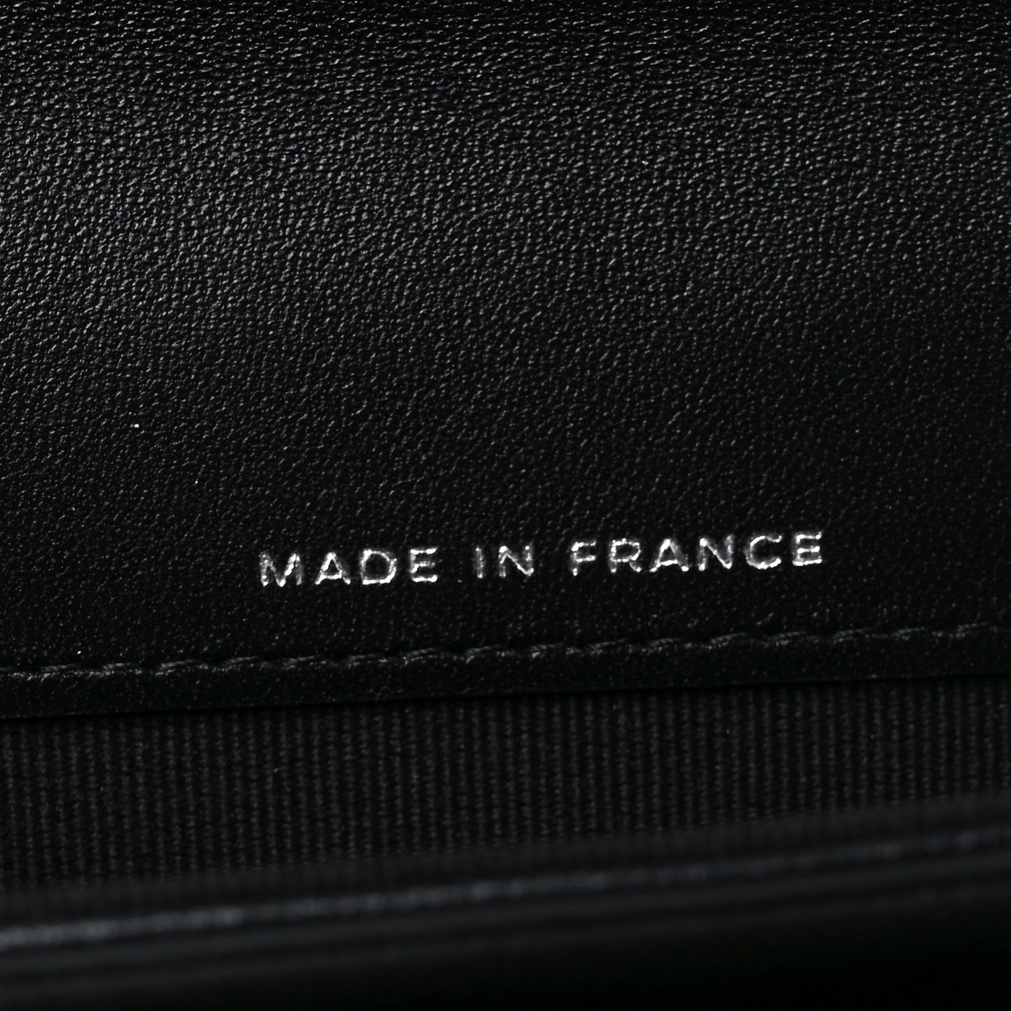 Lambskin Quilted Flap Card Holder Wallet So Black