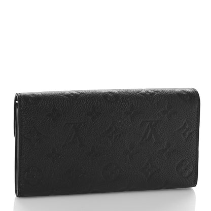 Louis Vuitton Empreinte Sarah Wallet NM Black 3 of 8