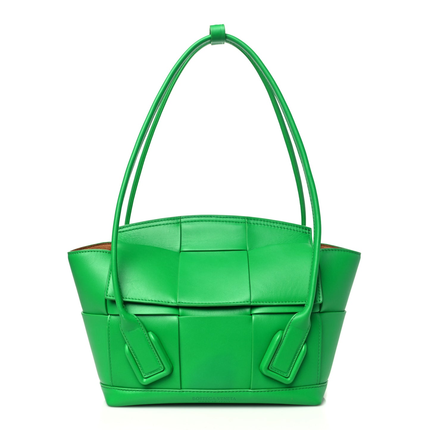 French Calfskin Maxi Intrecciato Small Arco Parakeet