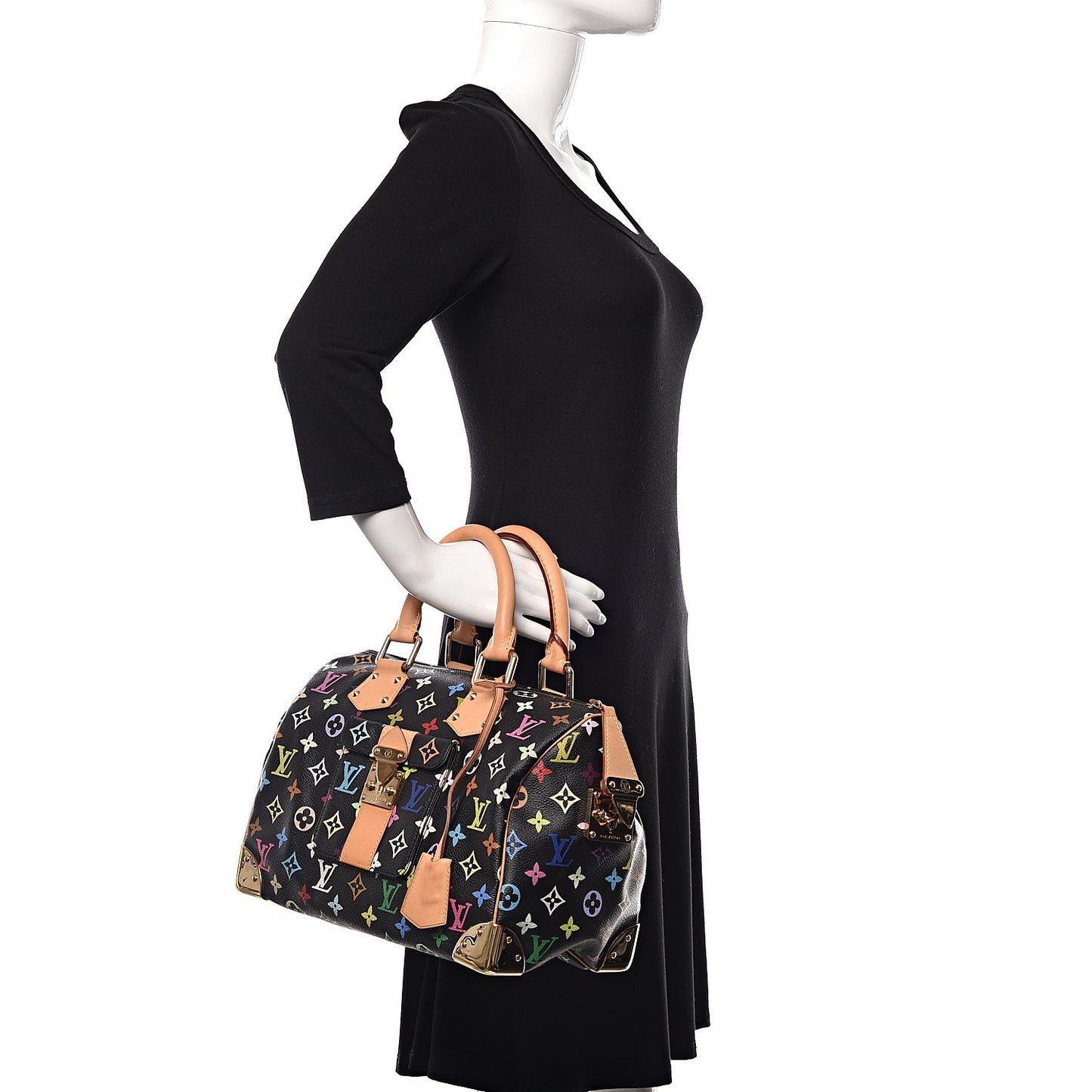 Monogram Multicolor Speedy 30 Black