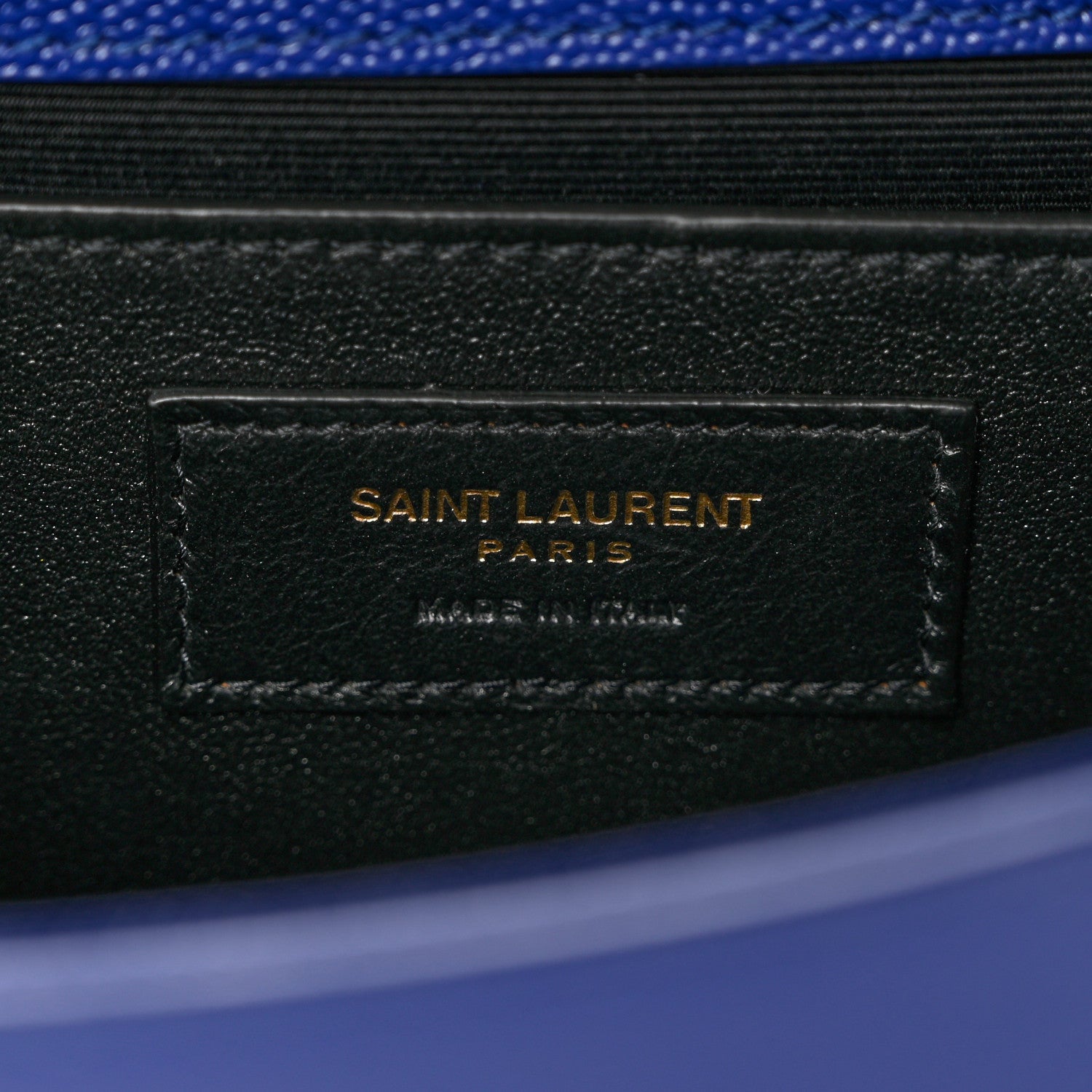 Saint Laurent Grain De Poudre Small Classic Monogram Kate Satchel Royal Blue 7 of 10