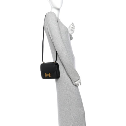 Hermes Chevre Mysore Constance 18 Black 2 of 13