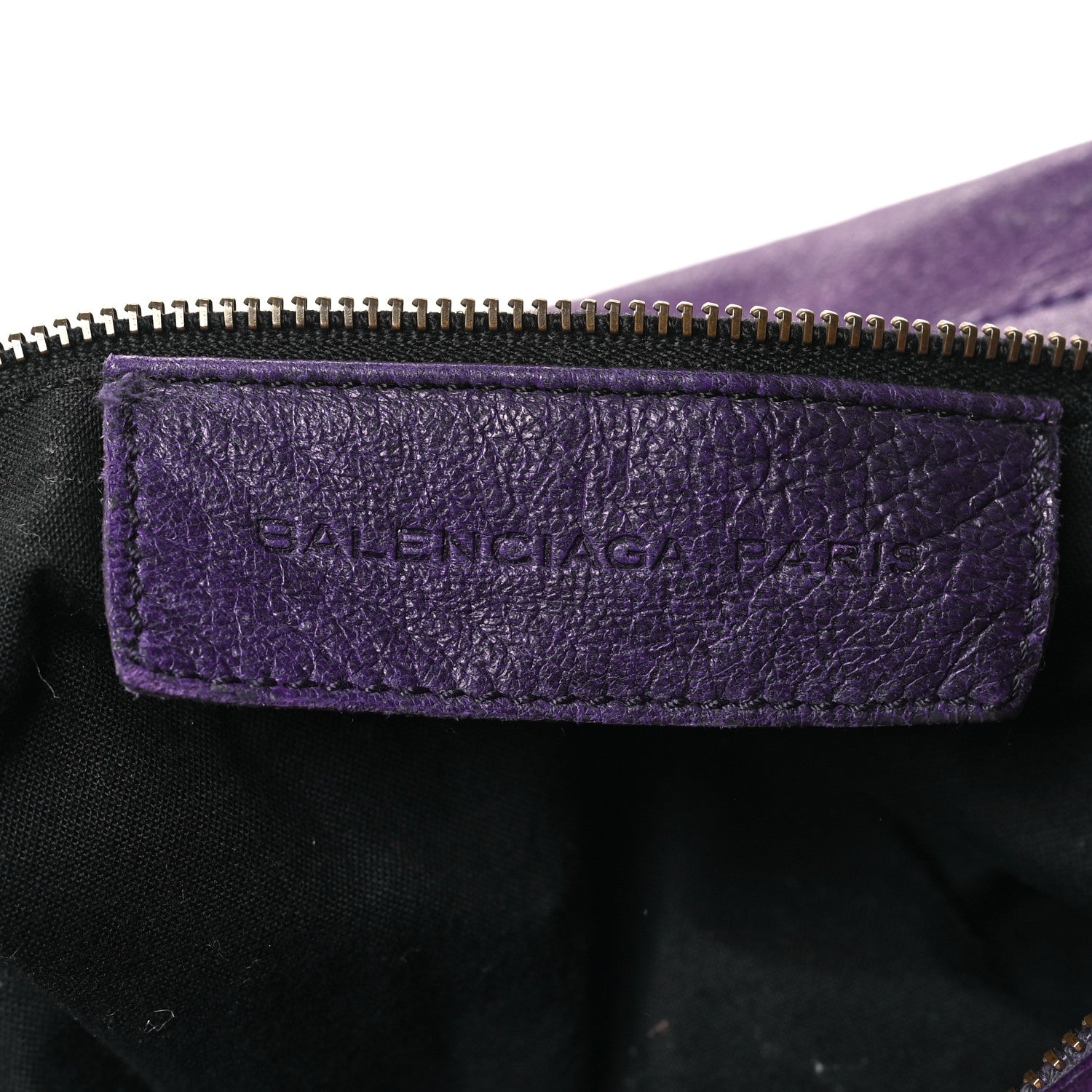 Balenciaga Chevre Classic Hardware Twiggy Eggplant 6 of 14