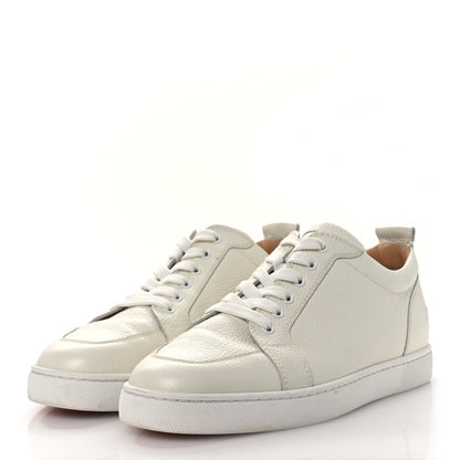 Christian Louboutin Grained Calfskin Rantulow Flat Sneakers 43.5 Latte 4 of 12