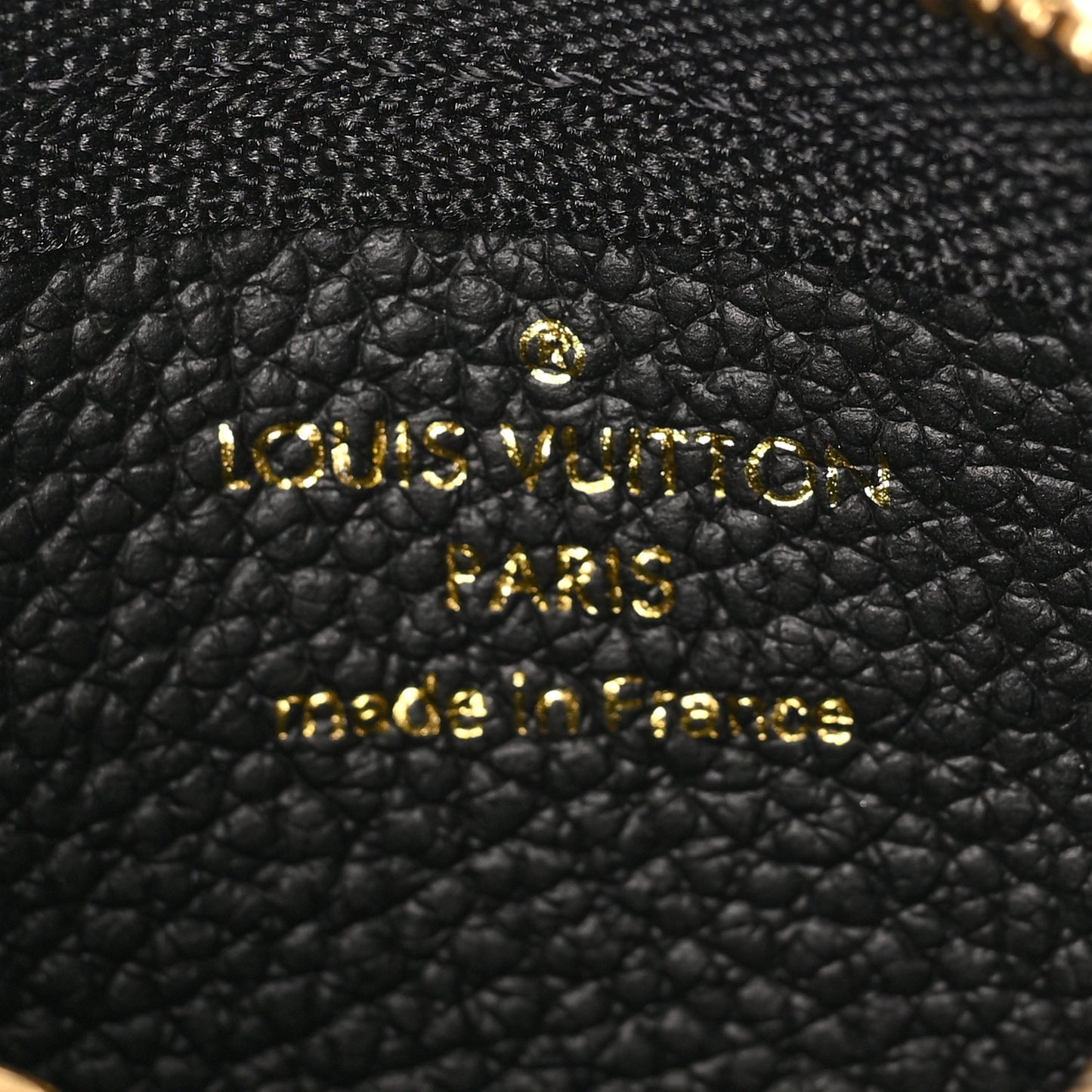 Empreinte Monogram Giant Key Pouch Black Beige