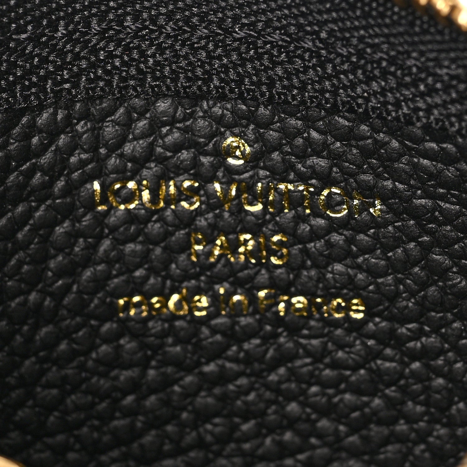 Louis Vuitton Empreinte Monogram Giant Key Pouch Black Beige 6 of 6