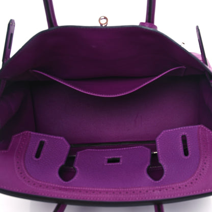 Hermes Togo Swift Ghillies Birkin 30 Anemone 5 of 12
