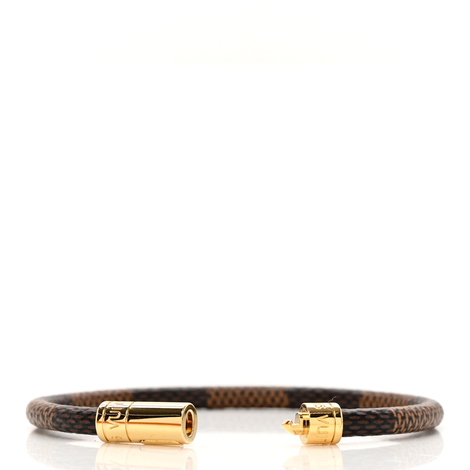 Louis Vuitton Damier Ebene Keep It Bracelet 4 of 4