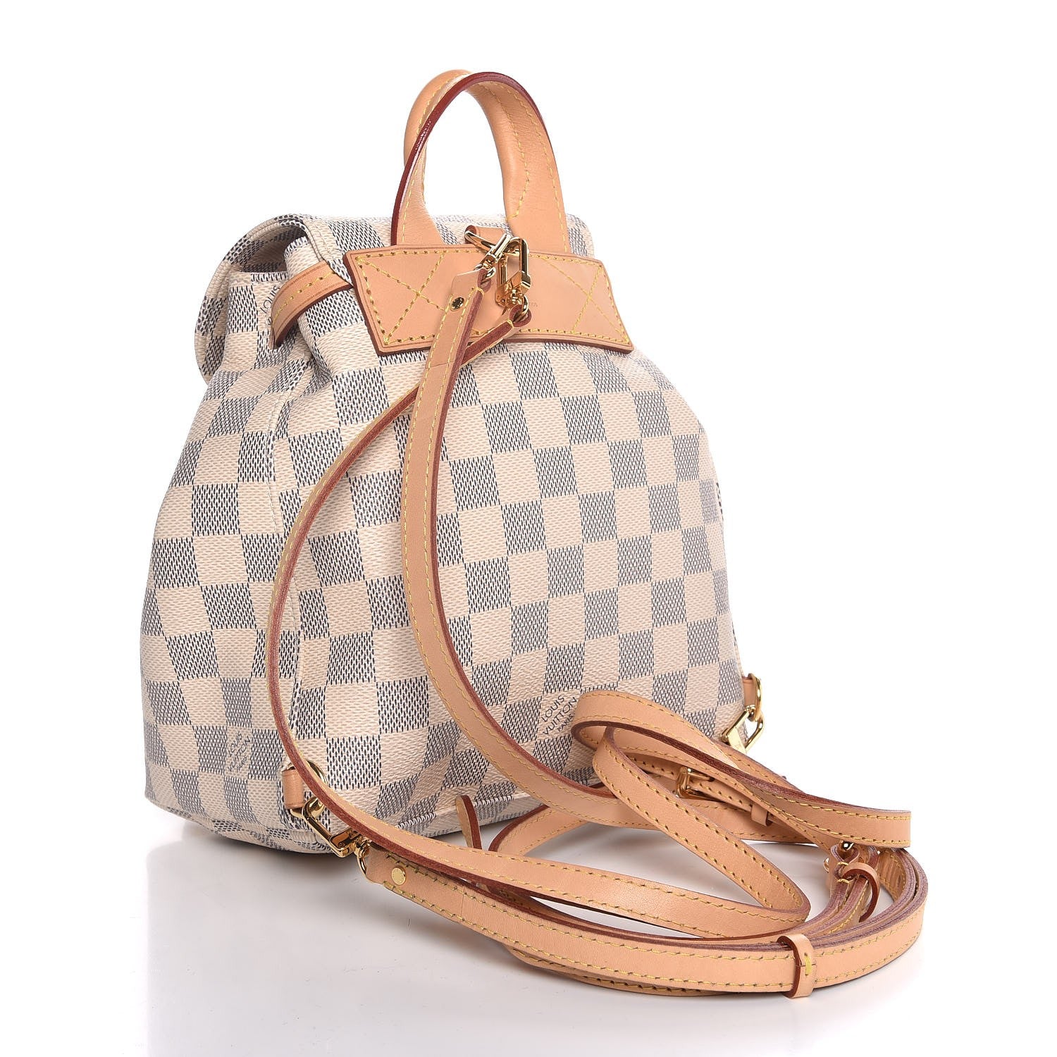 Louis Vuitton Damier Azur Sperone BB Backpack 3 of 6