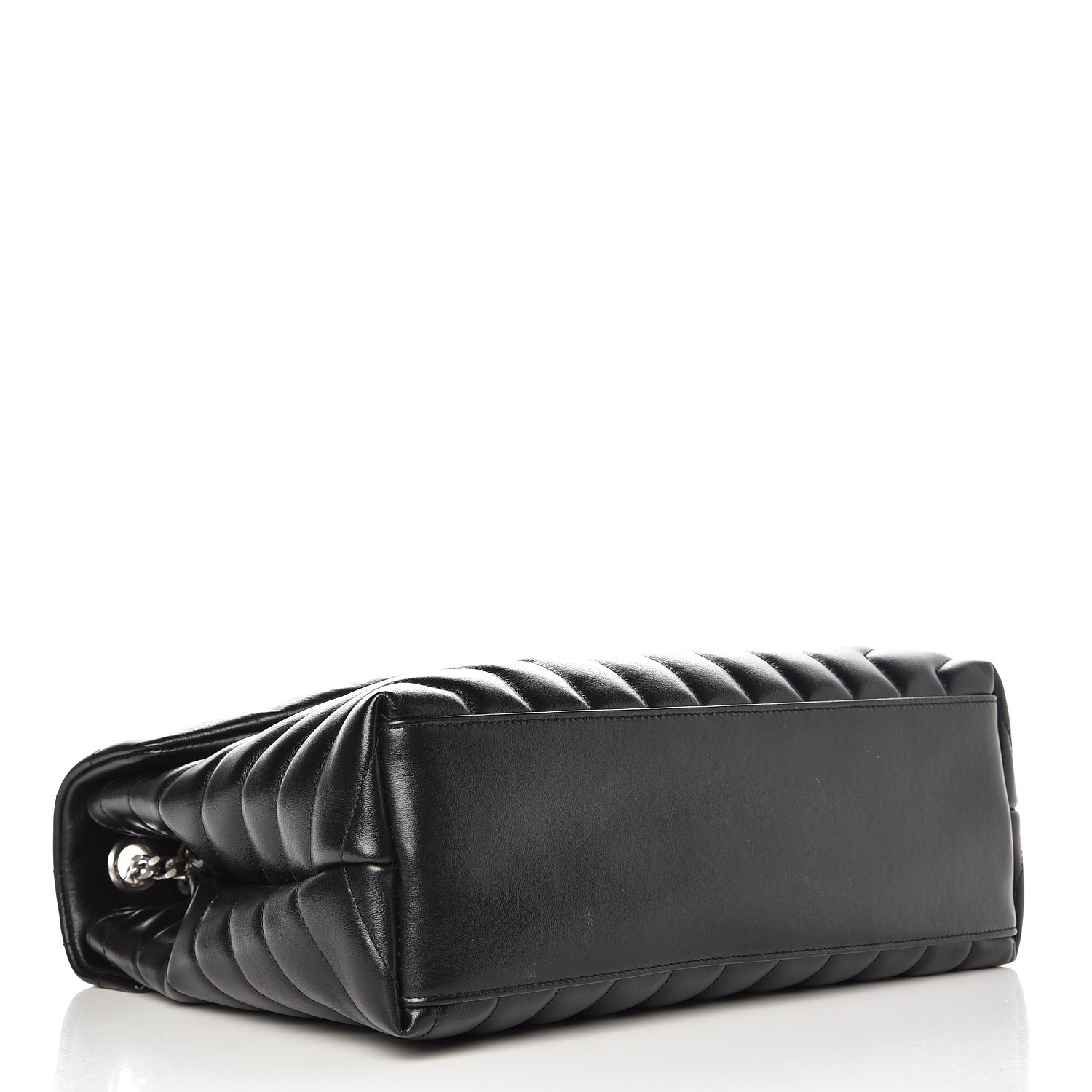 Saint Laurent Calfskin Y Quilted Monogram Medium Loulou Chain Satchel Black 4 of 9