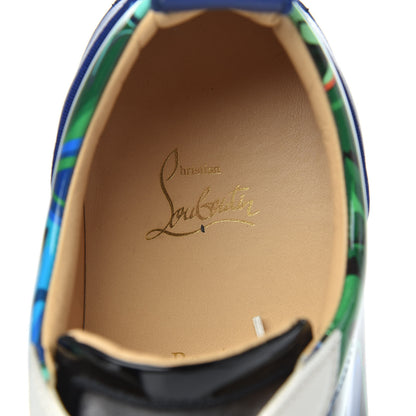 Christian Louboutin Calfskin Patent Mens Louis Junior Spikes Orlato Flat Sneakers 46.5 Version Multi 7 of 9