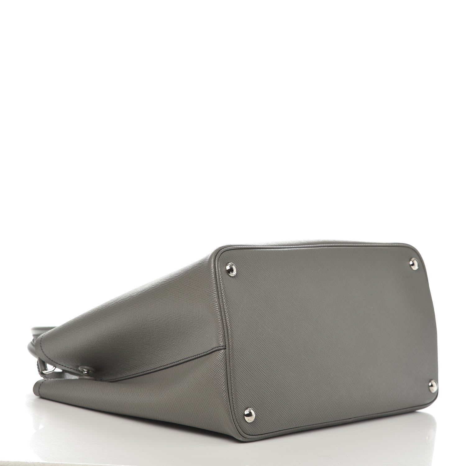 Prada Saffiano Cuir Large Double Bag Marmo 4 of 9