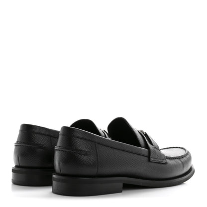 Louis Vuitton Taiga Mens Loafers 9 Black 5 of 10