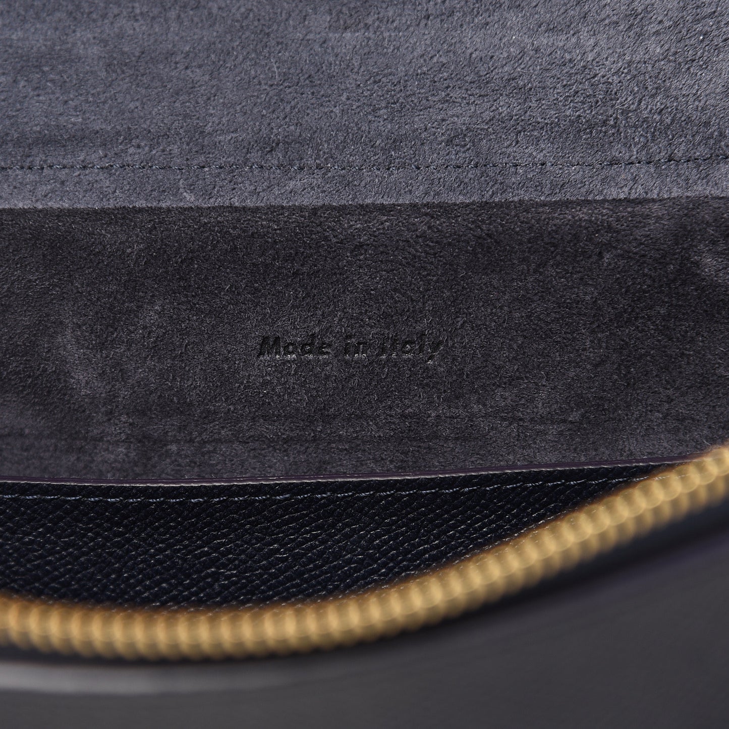 Baby Grained Calfskin Micro Belt Bag Midnight