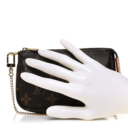 Louis Vuitton Monogram Mini Pochette Accessories 2 of 9