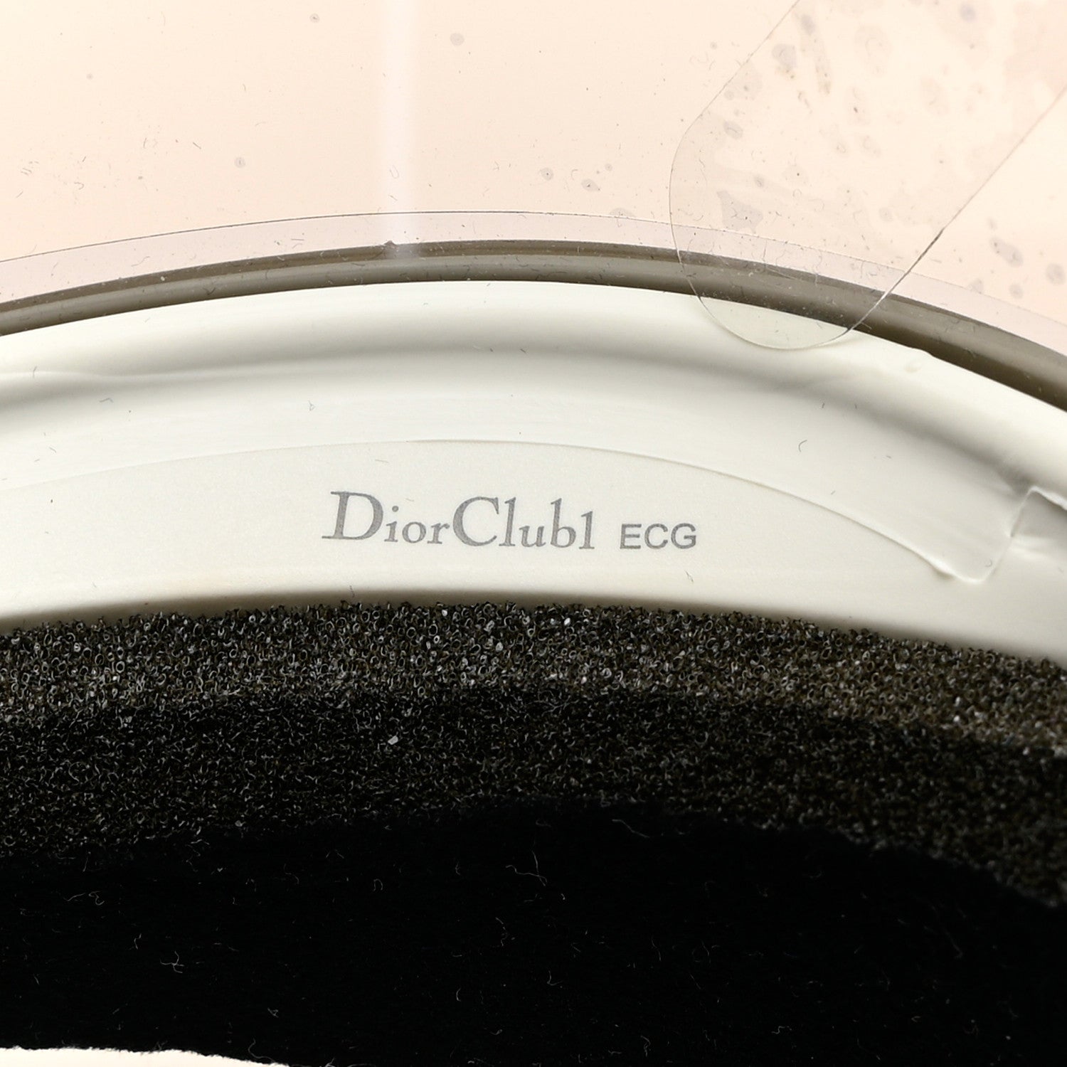 Christian Dior Mirrored DiorClub1 Sun Visor Silver 8 of 8