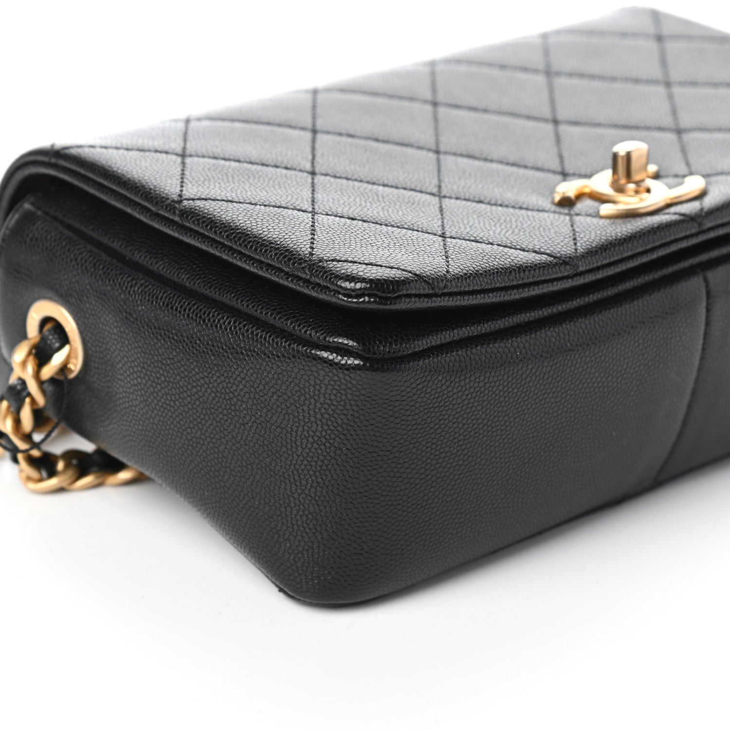Chanel Caviar Quilted Small Fashion Therapy Flap Bag Black 9 of 10