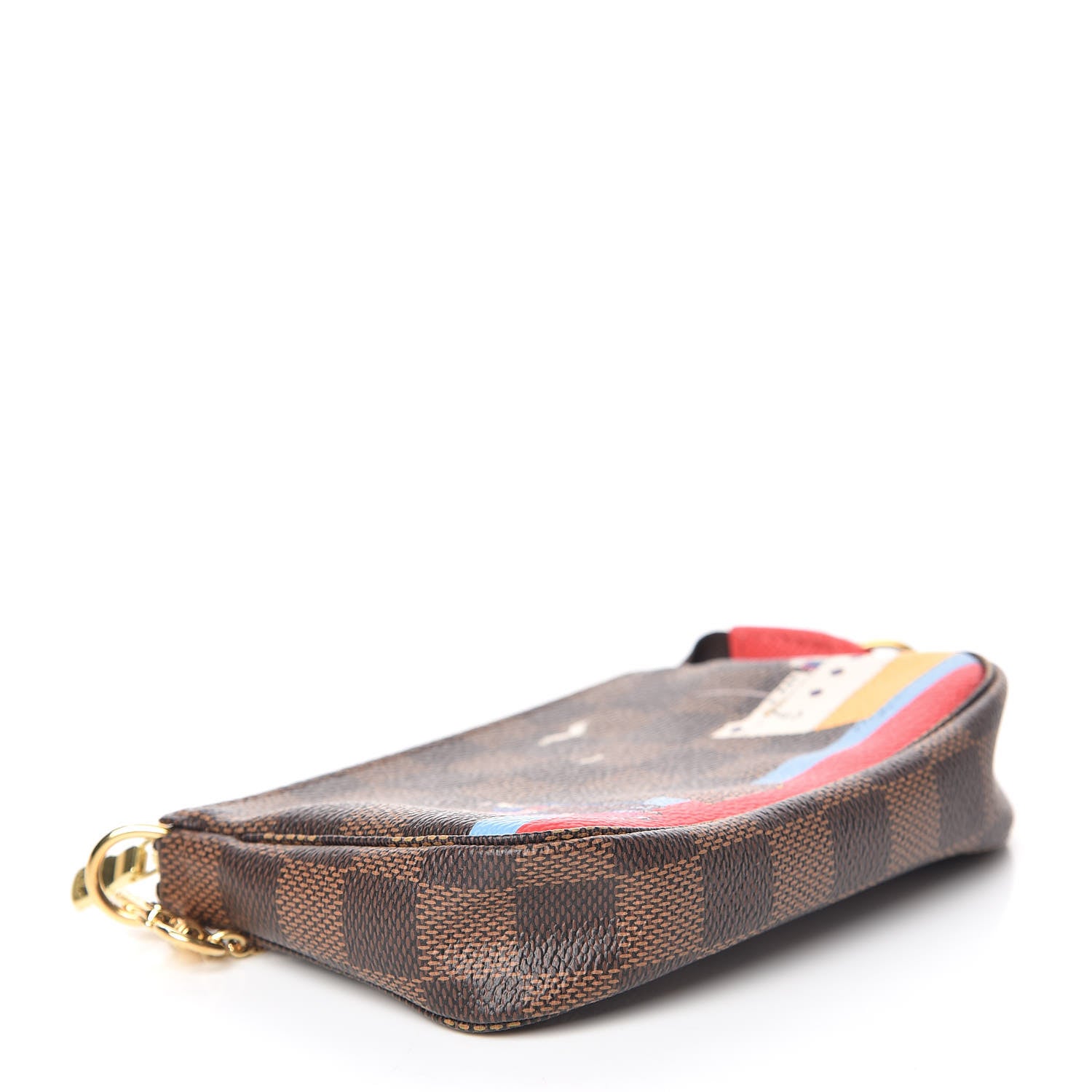 Louis Vuitton Damier Ebene 2016 Christmas Animation Mini Pochette Accessories 4 of 7