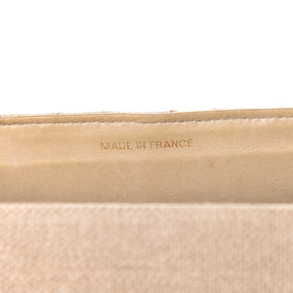 Chanel Toile Jumbo Single Flap Beige 7 of 13