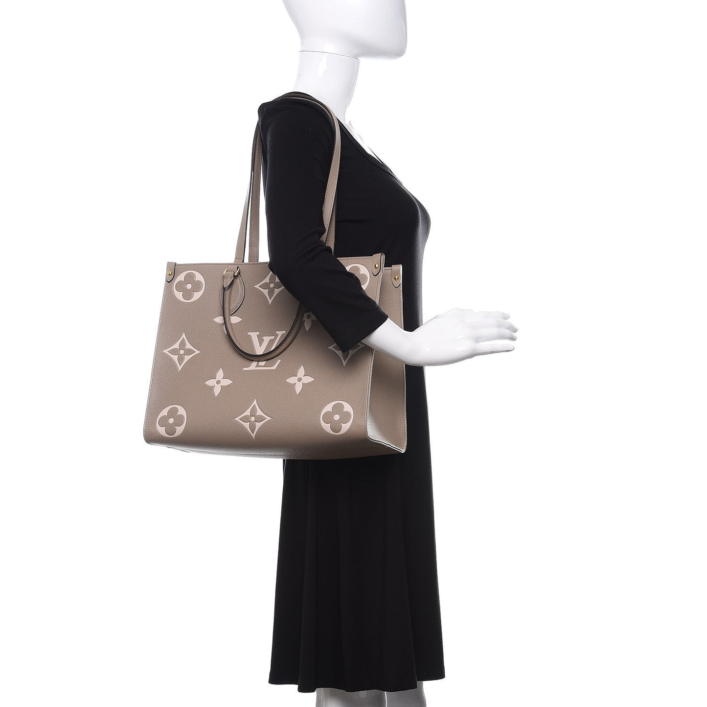 Empreinte Monogram Giant Onthego MM Tourterelle Creme
